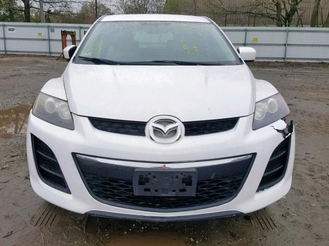 JM3ER2AM0B0398779 - 2011 MAZDA CX-7 WHITE photo 9