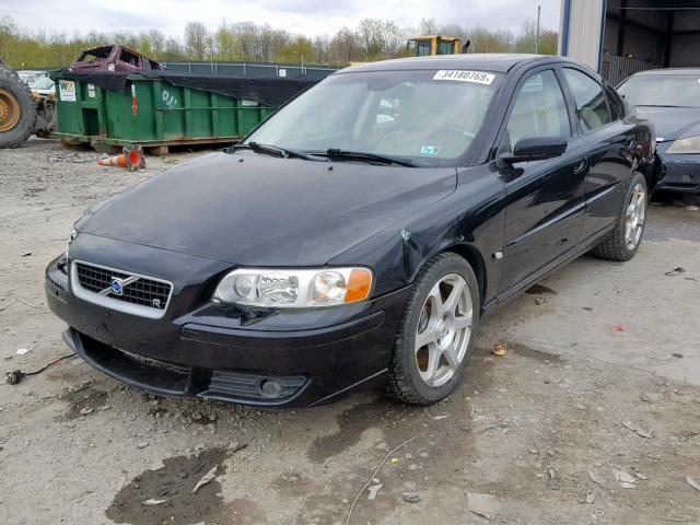 YV1RH527X52437274 - 2005 VOLVO S60 R BLACK photo 2