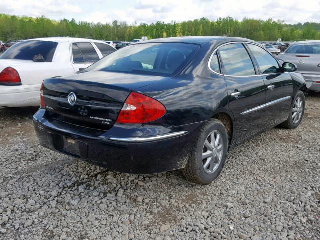 2G4WD582681242241 - 2008 BUICK LACROSSE C BLACK photo 4