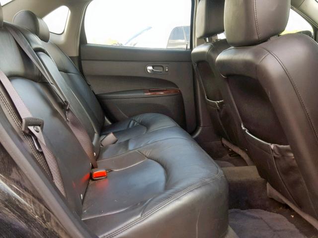 2G4WD582681242241 - 2008 BUICK LACROSSE C BLACK photo 6