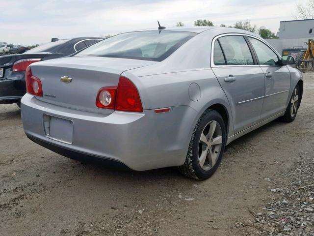 1G1ZC5E14BF193078 - 2011 CHEVROLET MALIBU 1LT 银色 照片 4