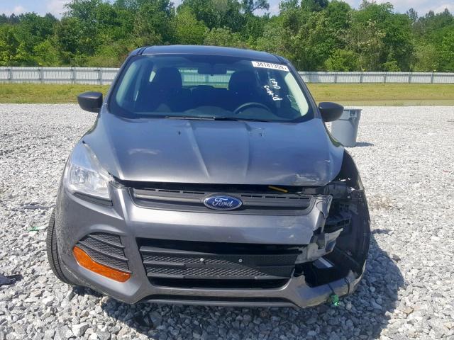 1FMCU0F73EUC68624 - 2014 FORD ESCAPE S GRAY photo 9