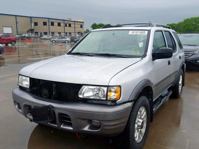 4S6CK58W214414777 - 2001 HONDA PASSPORT E 银色 照片 2