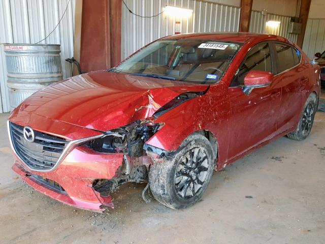 3MZBM1W77GM266949 - 2016 MAZDA 3 TOURING RED photo 2