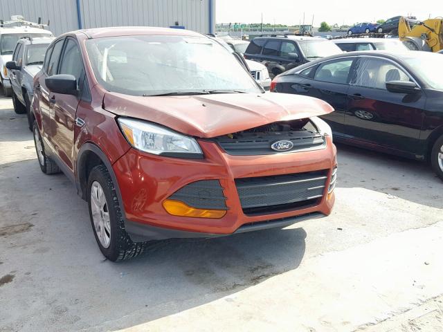 1FMCU0F71EUD77616 - 2014 FORD ESCAPE S RED photo 1