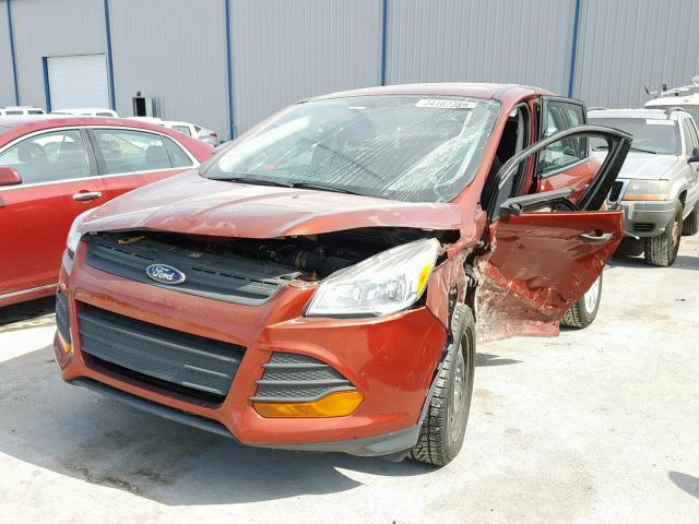 1FMCU0F71EUD77616 - 2014 FORD ESCAPE S RED photo 2