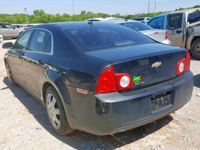 1G1ZB5E10BF391286 - 2011 CHEVROLET MALIBU LS BLACK photo 3