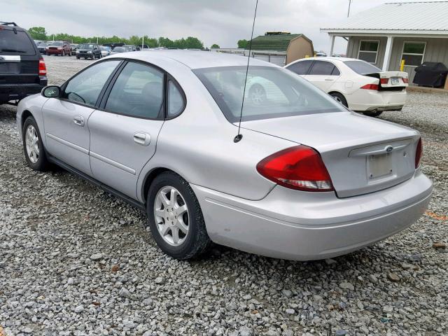 1FAFP56U86A164022 - 2006 FORD TAURUS SEL SILVER photo 3