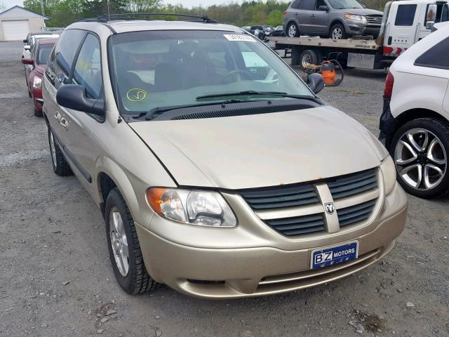 1D4GP45RX5B214369 - 2005 DODGE CARAVAN SX GOLD photo 1