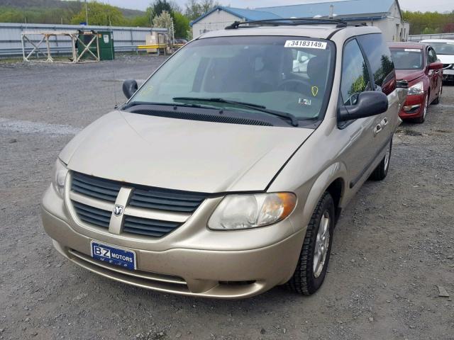 1D4GP45RX5B214369 - 2005 DODGE CARAVAN SX GOLD photo 2