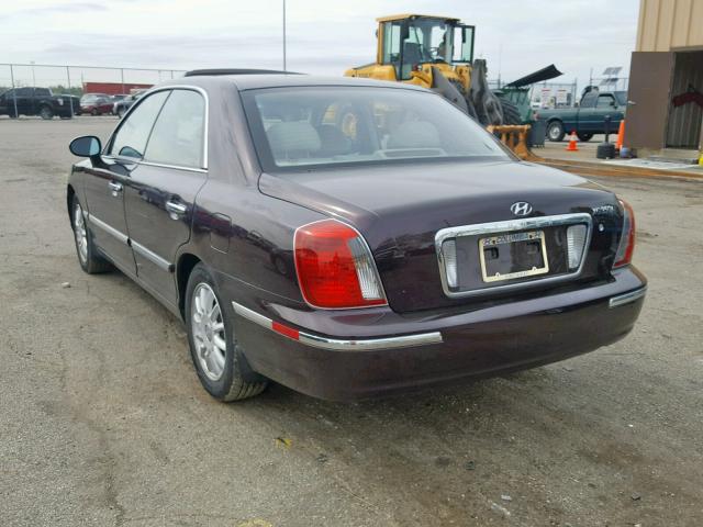 KMHFU45E95A413901 - 2005 HYUNDAI XG 350 BROWN photo 3