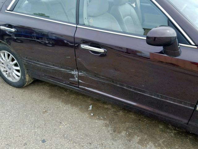 KMHFU45E95A413901 - 2005 HYUNDAI XG 350 BROWN photo 9