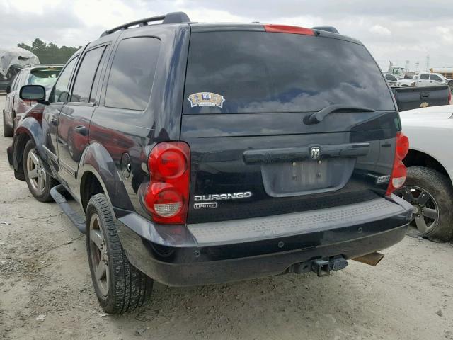 1D8HD58257F554654 - 2007 DODGE DURANGO LI BLACK photo 3