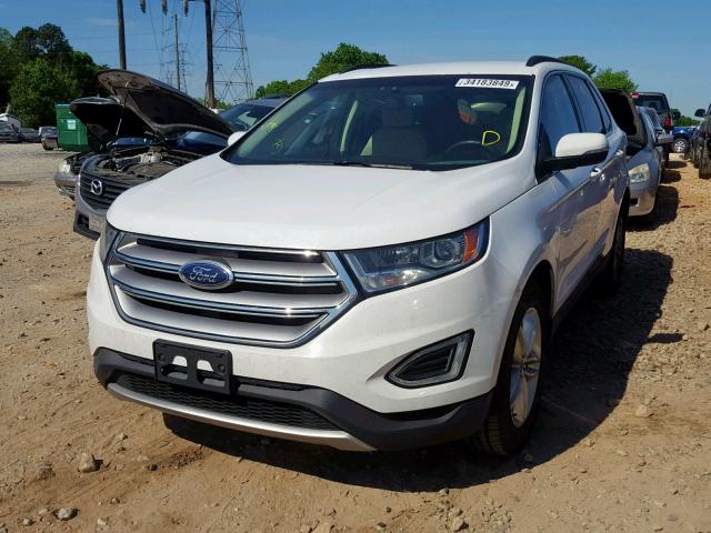 2FMPK3J9XGBB78879 - 2016 FORD EDGE SEL WHITE photo 2