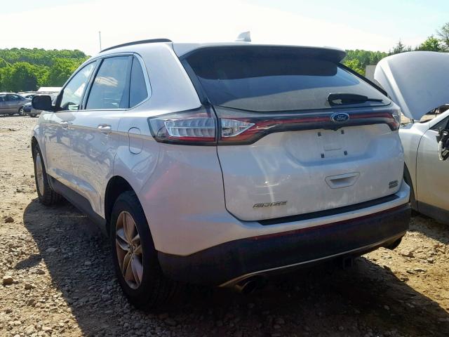 2FMPK3J9XGBB78879 - 2016 FORD EDGE SEL WHITE photo 3