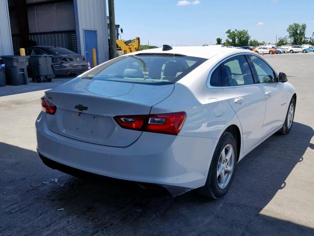 1G1ZB5ST3JF277822 - 2018 CHEVROLET MALIBU LS WHITE photo 4