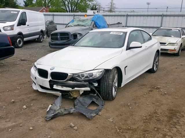 WBA3R5C53GK373116 - 2016 BMW 435 XI WHITE photo 2