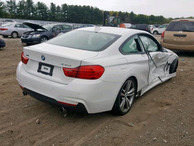 WBA3R5C53GK373116 - 2016 BMW 435 XI WHITE photo 4