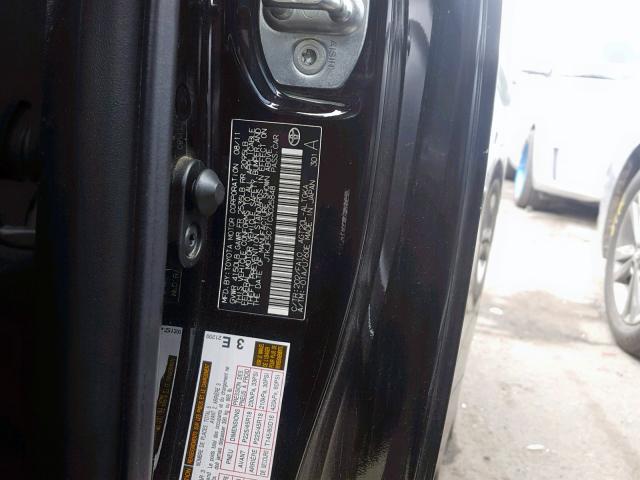 JTKJF5C71C3025848 - 2012 TOYOTA SCION TC BLACK photo 10