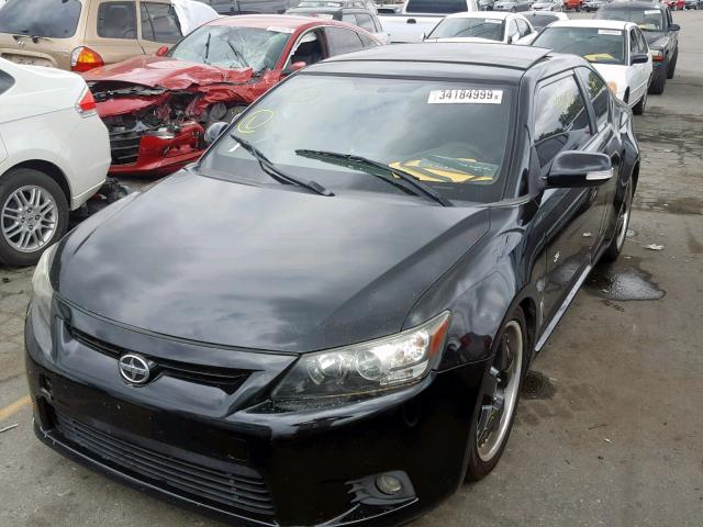 JTKJF5C71C3025848 - 2012 TOYOTA SCION TC BLACK photo 2
