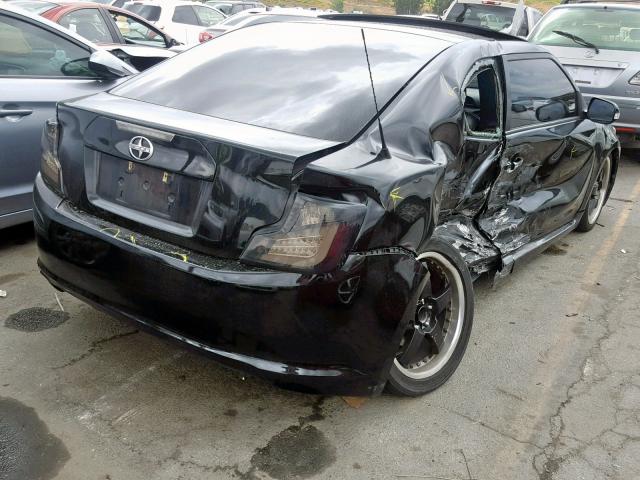 JTKJF5C71C3025848 - 2012 TOYOTA SCION TC BLACK photo 4