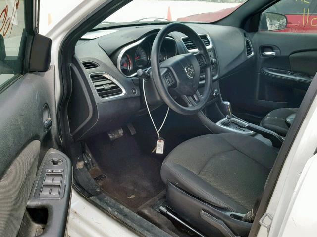 1B3BD4FB7BN587916 - 2011 DODGE AVENGER EX WHITE photo 9