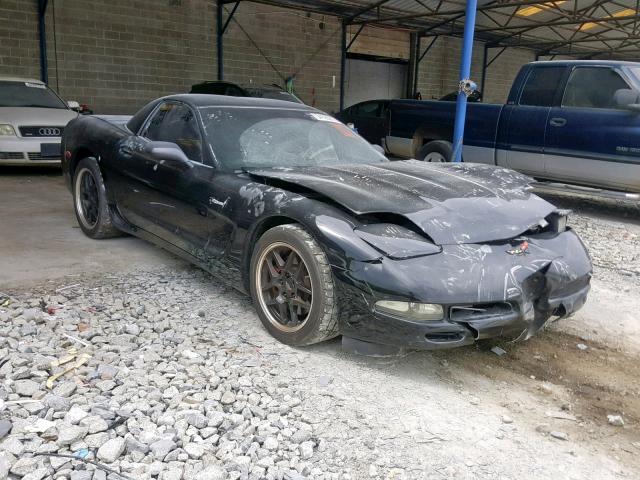 1G1YY12S945117416 - 2004 CHEVROLET CORVETTE Z BLACK photo 1