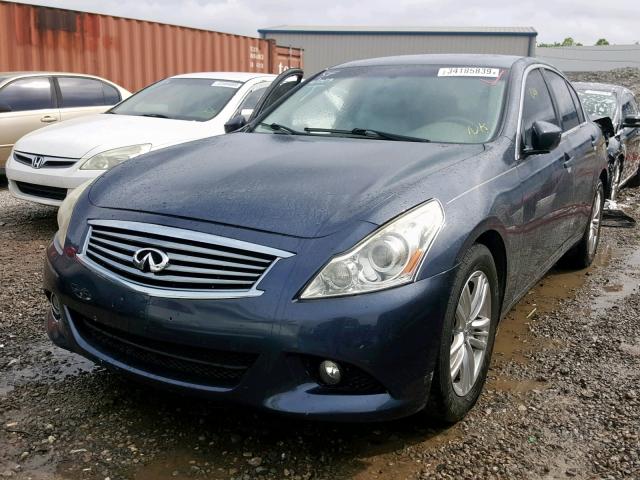 JN1CV6AR6CM671851 - 2012 INFINITI G37 BLUE photo 2