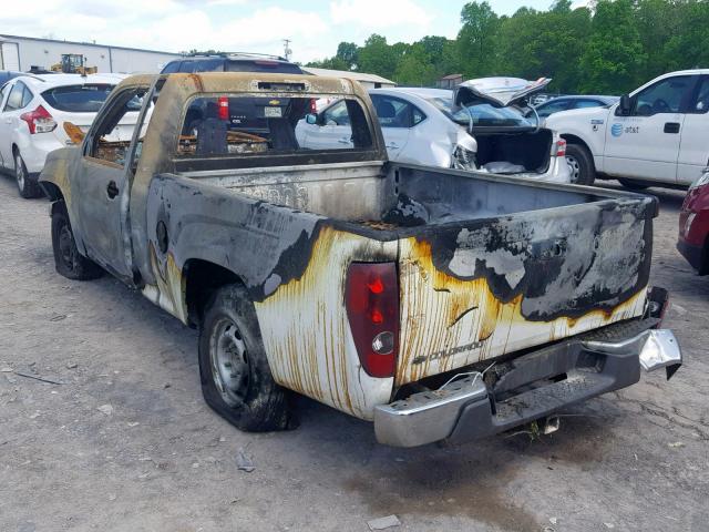 1GCCS149378115550 - 2007 CHEVROLET COLORADO BURN photo 3