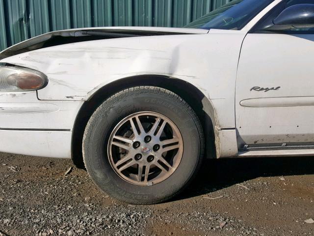 2G4WB55K611125730 - 2001 BUICK REGAL LS WHITE photo 10