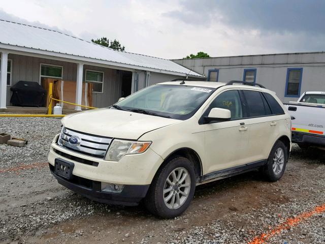 2FMDK48C17BA59497 - 2007 FORD EDGE SEL WHITE photo 2