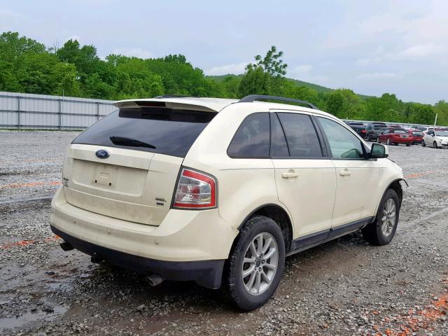 2FMDK48C17BA59497 - 2007 FORD EDGE SEL WHITE photo 4