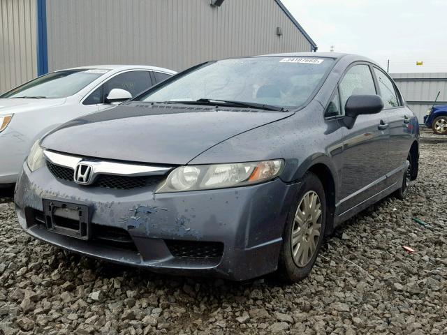 19XFA1F38AE051754 - 2010 HONDA CIVIC VP GREEN photo 2