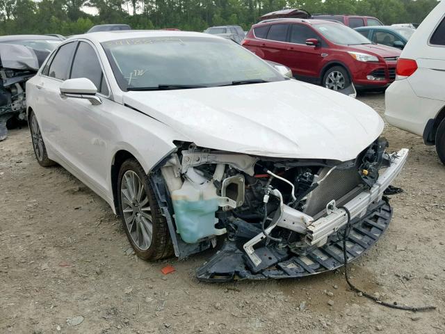 3LN6L2LU1ER800921 - 2014 LINCOLN MKZ HYBRID WHITE photo 1