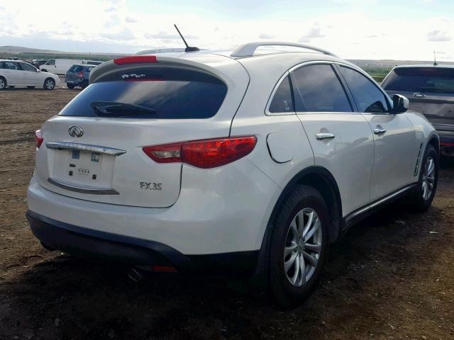 JN8AS1MW4AM852319 - 2010 INFINITI FX35 WHITE photo 4