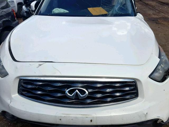 JN8AS1MW4AM852319 - 2010 INFINITI FX35 WHITE photo 7