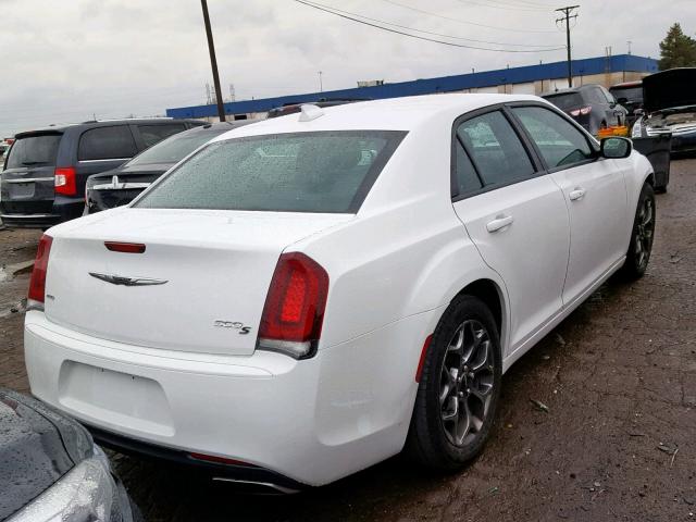 2C3CCAGG6HH637659 - 2017 CHRYSLER 300 S WHITE photo 4