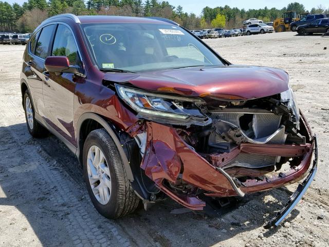 2HKRM4H73GH682860 - 2016 HONDA CR-V EXL BURGUNDY photo 1