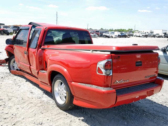 1GCCS19W718142580 - 2001 CHEVROLET S TRUCK S1 RED photo 3
