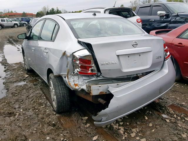 3N1AB61E57L606759 - 2007 NISSAN SENTRA 2.0 SILVER photo 3