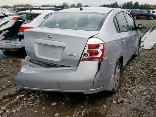 3N1AB61E57L606759 - 2007 NISSAN SENTRA 2.0 SILVER photo 4