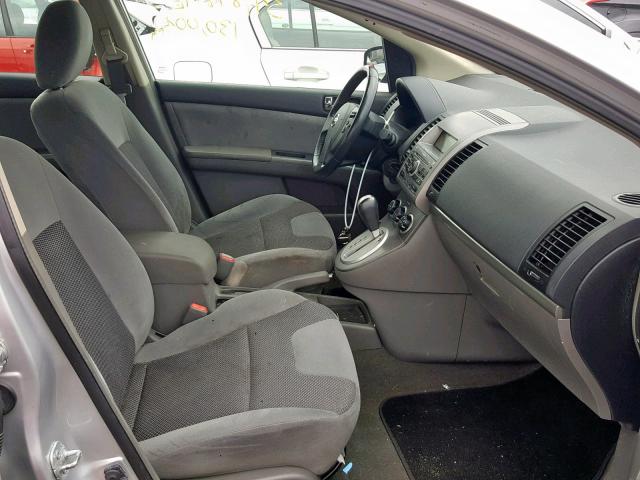 3N1AB61E57L606759 - 2007 NISSAN SENTRA 2.0 SILVER photo 5