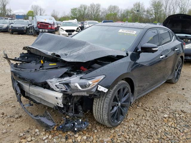 1N4AA6AP4JC391112 - 2018 NISSAN MAXIMA 3.5 BLACK photo 2