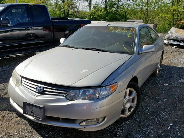 2T1CF22P13C609884 - 2003 TOYOTA CAMRY SOLA SILVER photo 2