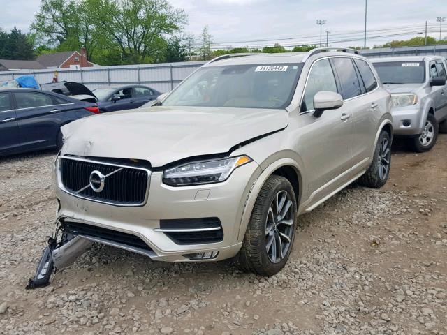 YV4A22PK3G1022898 - 2016 VOLVO XC90 T6 BEIGE photo 2