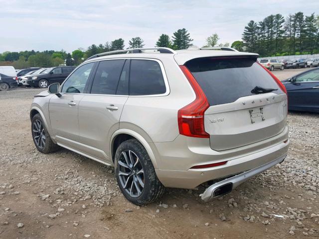 YV4A22PK3G1022898 - 2016 VOLVO XC90 T6 BEIGE photo 3