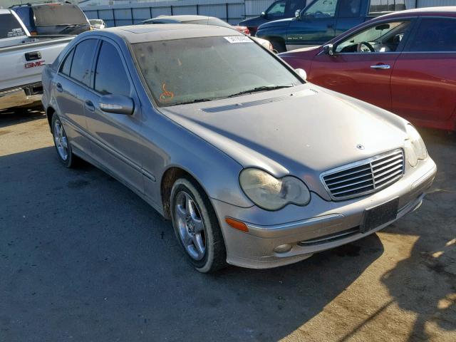 WDBRF40J13F419366 - 2003 MERCEDES-BENZ C 230K SPO GRAY photo 1