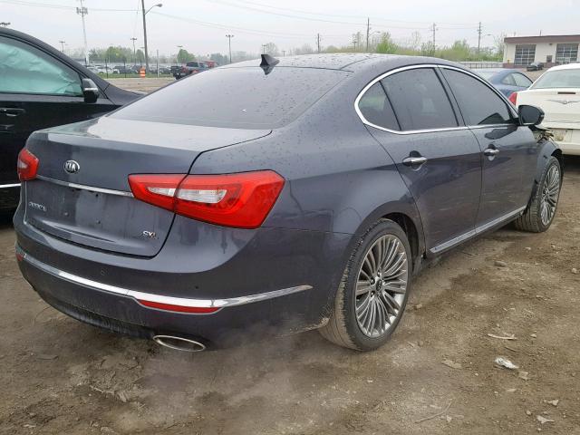 KNALN4D78F5195500 - 2015 KIA CADENZA PR GRAY photo 4