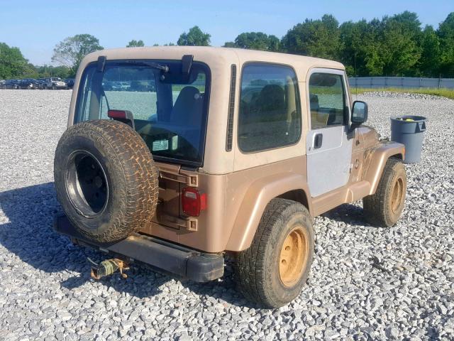 1J4FY49S8XP405906 - 1999 JEEP WRANGLER / TAN photo 4