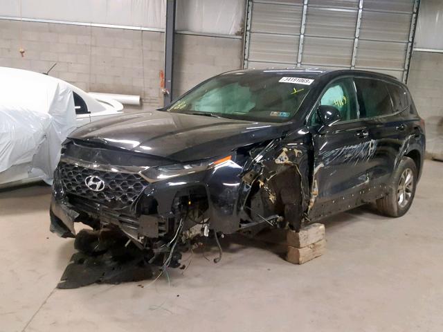 5NMS3CAD1KH054297 - 2019 HYUNDAI SANTA FE S BLACK photo 2
